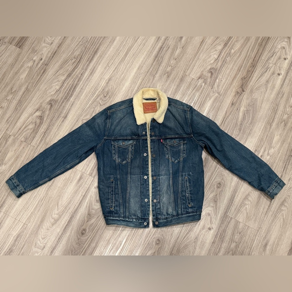 Levi’s Denim Sherpa Jacket